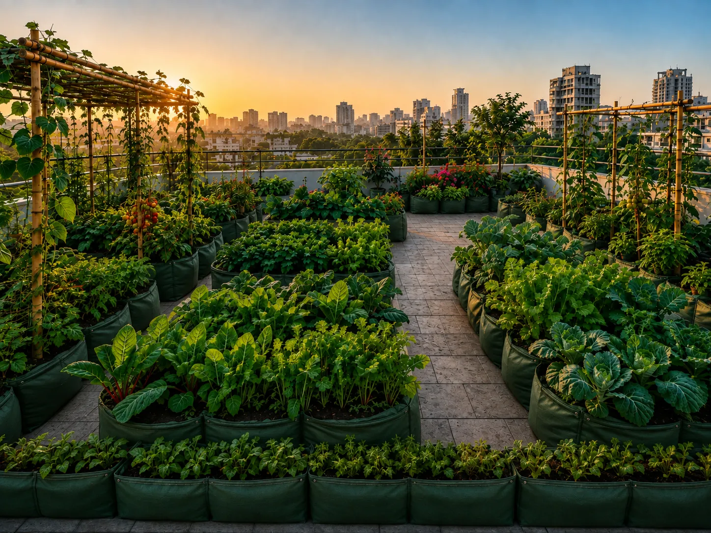 Rooftop Farming Work by Shraman Organics